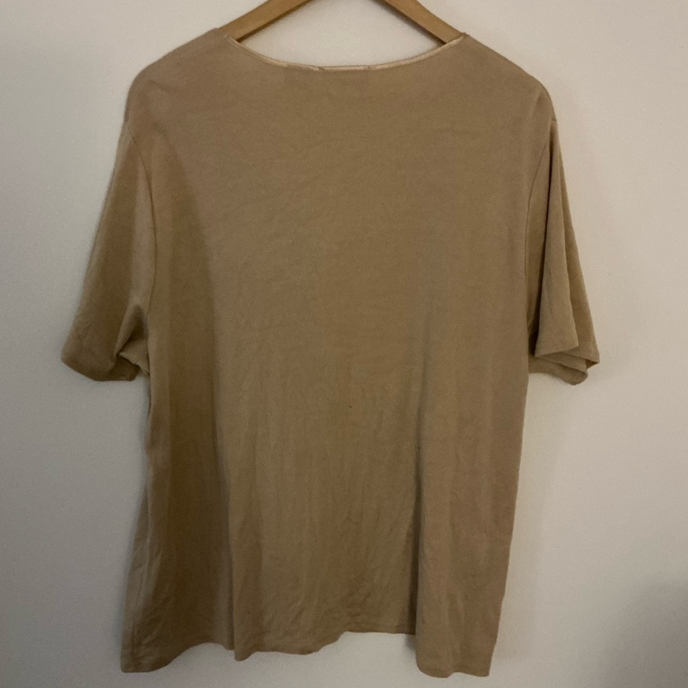 Worthington Beige Sleeveless Top - Picture 5 of 6